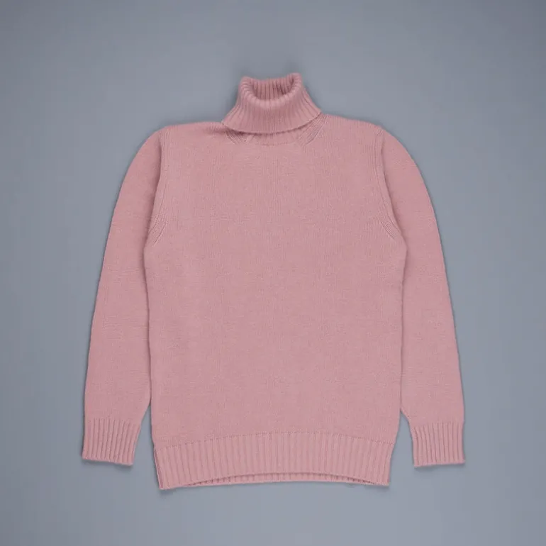 William Lockie Gullan Cashmere Roll Neck Ash