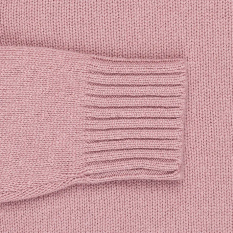William Lockie Gullan Cashmere Roll Neck Ash
