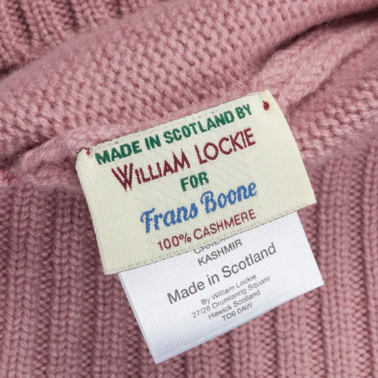 William Lockie Gullan Cashmere Roll Neck Ash