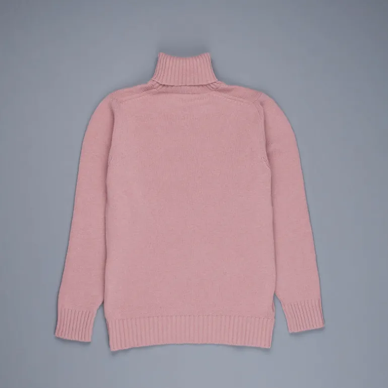 William Lockie Gullan Cashmere Roll Neck Ash