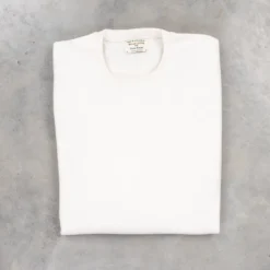 William Lockie Oxton Cashmere Crew Neck Ice White