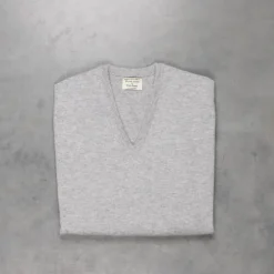 William Lockie Oxton Cashmere V-Neck Brume