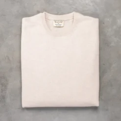 William Lockie Oxton Cashmere Crew Neck Swansdown