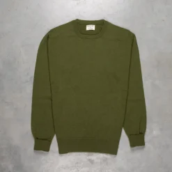 William Lockie Oxton Cashmere Crew Neck Loden