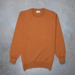 William Lockie Oxton cashmere Crew neck Toffee