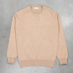 William Lockie Oxton Cashmere Crew Neck Sesamo