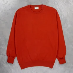 William Lockie Oxton Cashmere Crew Neck Harissa