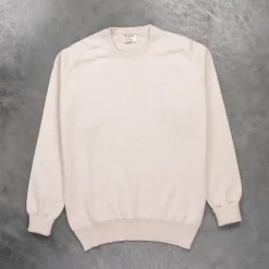 William Lockie Oxton Cashmere Crew Neck Swansdown