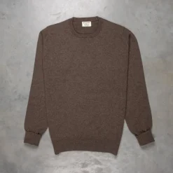 William Lockie Oxton Cashmere Crew Neck Pepperpot