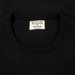 William Lockie Oxton Cashmere Crew Neck black