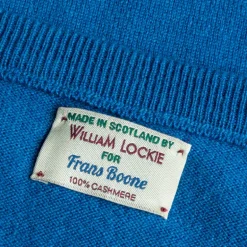 William Lockie Oxton Cashmere Crew Neck Airforce