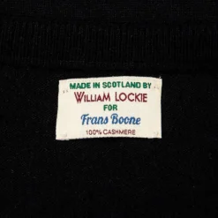 William Lockie Oxton Cashmere Crew Neck black