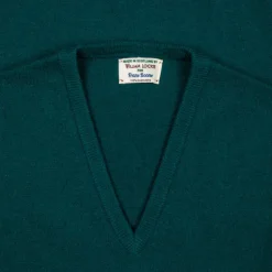 William Lockie Oxton Cashmere V-Neck Holly
