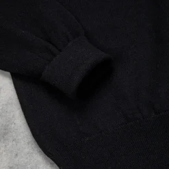William Lockie Oxton Cashmere Crew Neck black