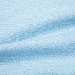 William Lockie Oxton Cashmere V-Neck Blue Mist