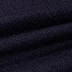 William Lockie Oxton Cashmere V-Neck Dark Navy