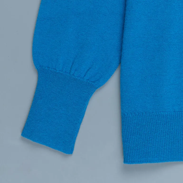 William Lockie Oxton Cashmere Crew Neck Airforce