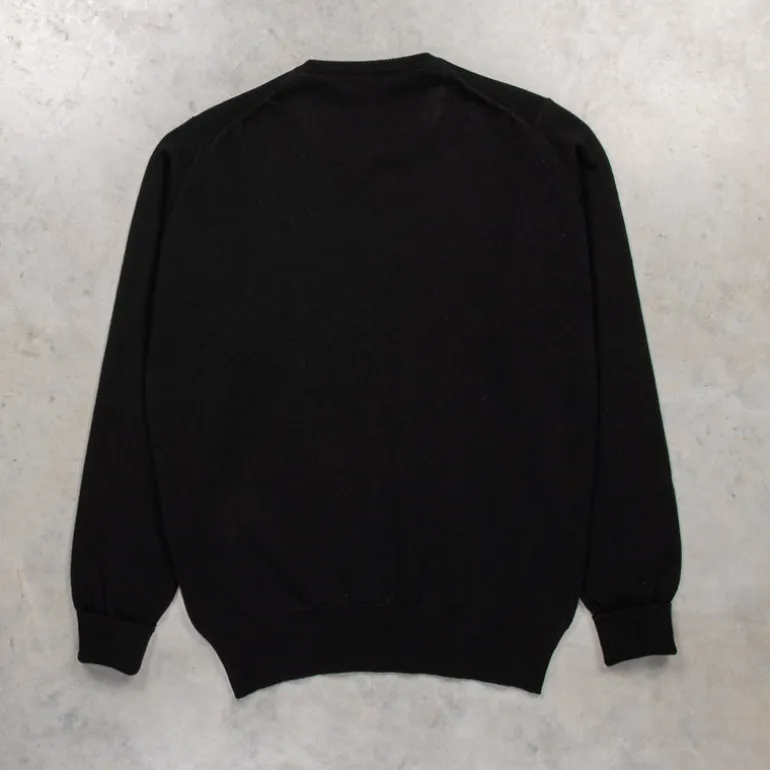 William Lockie Oxton Cashmere Crew Neck black