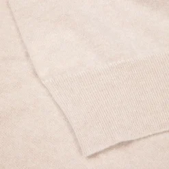William Lockie Oxton Cashmere V-Neck Swansdown
