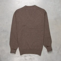 William Lockie Oxton Cashmere Crew Neck Pepperpot