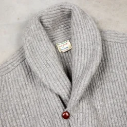 William Lockie Windsor Cashmere Shawl Cardigan Flannel