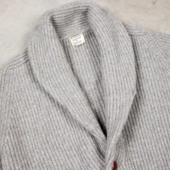 William Lockie Windsor Cashmere Shawl Cardigan Flannel
