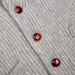William Lockie Windsor Cashmere Shawl Cardigan Flannel