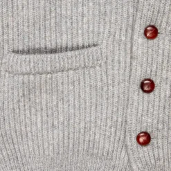 William Lockie Windsor Cashmere Shawl Cardigan Flannel