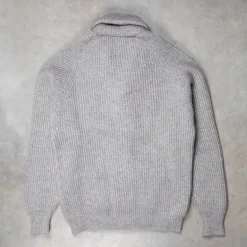 William Lockie Windsor Cashmere Shawl Cardigan Flannel
