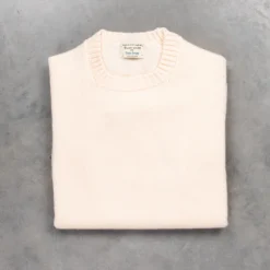 William Lockie x Frans Boone Nis Cashmere Crew Neck Chantilly