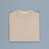 William Lockie x Frans Boone 30 gauge Loro Piana Merino's Crew Neck Sandstorm