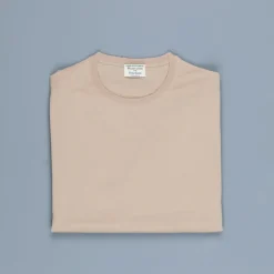 William Lockie x Frans Boone 30 gauge Loro Piana Merino's Crew Neck Sandstorm