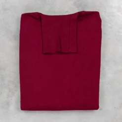 William Lockie x Frans Boone Oxton Cashmere Dolcevita Damson