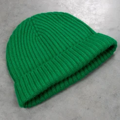 William Lockie x Frans Boone Royal Rib Cashmere Hat Jungle