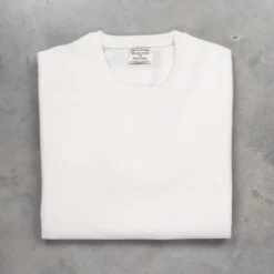 William Lockie x Frans Boone Super Geelong Vintage fit sweater Ice White