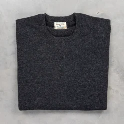 William Lockie x Frans Boone Super Geelong Vintage fit sweater Charcoal