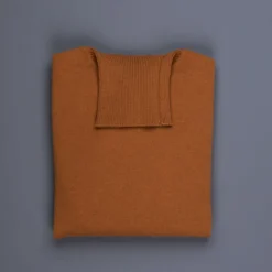 William Lockie x Frans Boone Rob Cashmere Roll-Neck Toffee