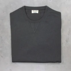 William Lockie x Frans Boone Odyssey Cash/Cotton Sweater Drill Grey