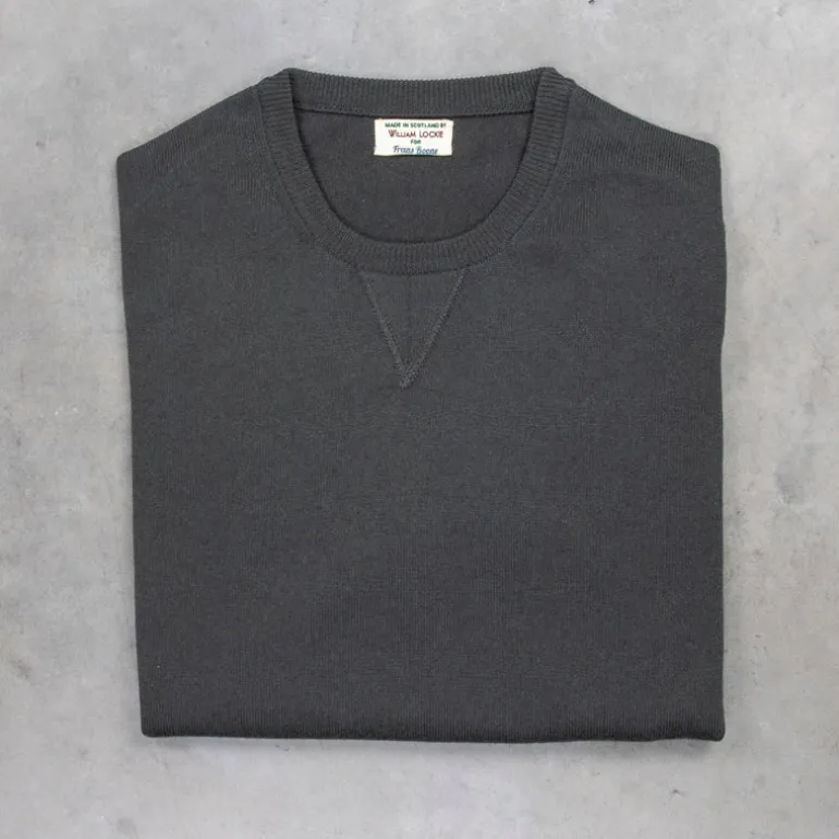 William Lockie x Frans Boone Odyssey Cash/Cotton Sweater Drill Grey
