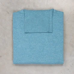 William Lockie x Frans Boone Super Geelong Roll Neck Blue Lovat