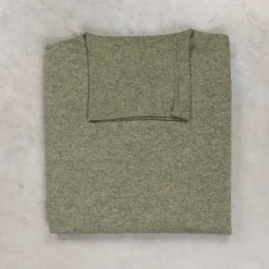 William Lockie x Frans Boone Super Geelong Roll Neck Moss