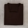 William Lockie x Frans Boone Inigo Baby Lambswool Roll Neck Caffe