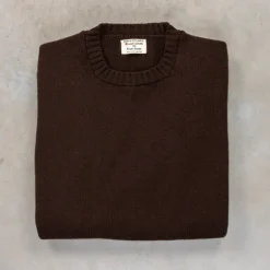 William Lockie x Frans Boone Inigo Baby Lambswool Crew Neck Caffe