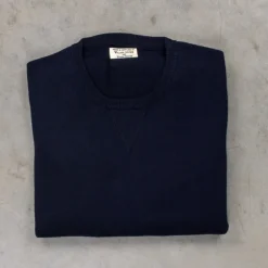 William Lockie x Frans Boone Odyssey Cash/Cotton Sweater Nero Navy