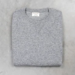 William Lockie x Frans Boone Super Geelong Gordon Crew Neck Slipover Flannel Grey