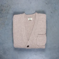 William Lockie x Frans Boone Alain 3-Pocket Cardigan Lambswool Cobble