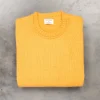 William Lockie x Frans Boone Alain Lambswool Crew Neck Harvest Gold