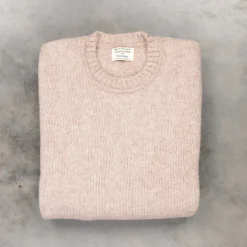 William Lockie x Frans Boone Alain Lambswool Crew Neck Cobble