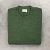 William Lockie x Frans Boone Alain Lambswool Crew Neck Rosemary