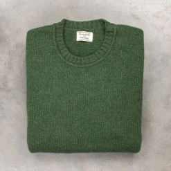 William Lockie x Frans Boone Alain Lambswool Crew Neck Rosemary